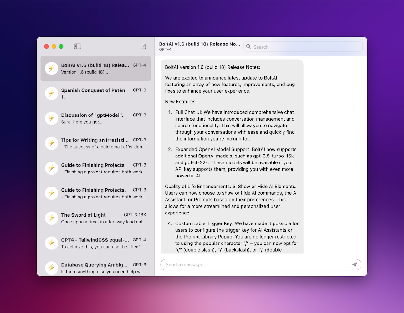 ChatGPT for mac